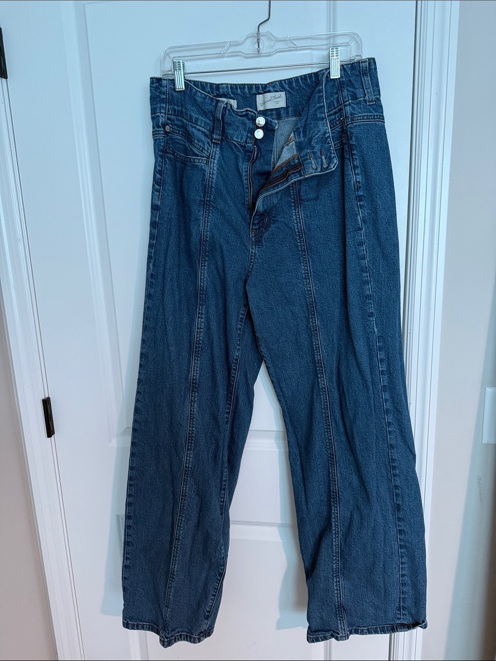 Women’s Dark Blue Jeans - Classic Wide Leg Universal thread